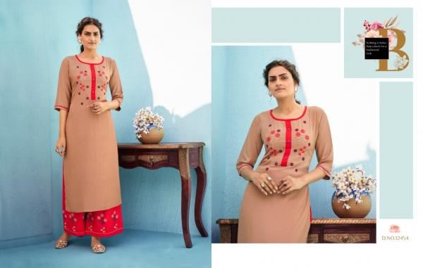 Kalaroop Milka Rayon Fancy Kurti With Plazzo Collection 